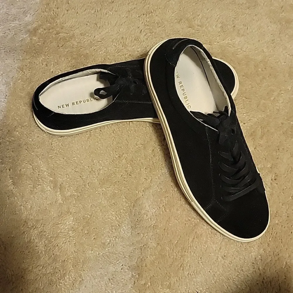 New Republic black Suede size 12